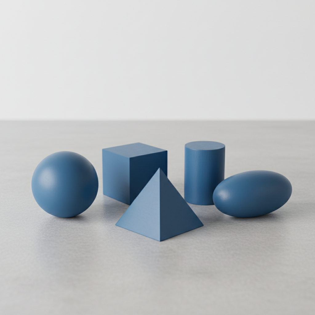 Geometric Solids — Montessori material illustration